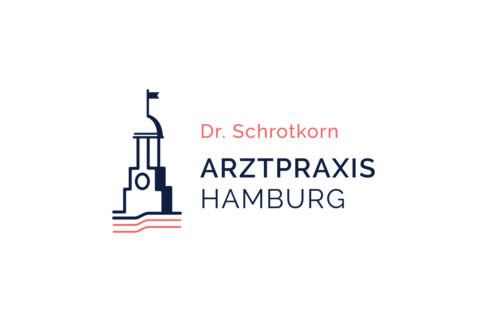 Praxislogo für die Arztpraxis Hamburg Dr. Schrotkorn